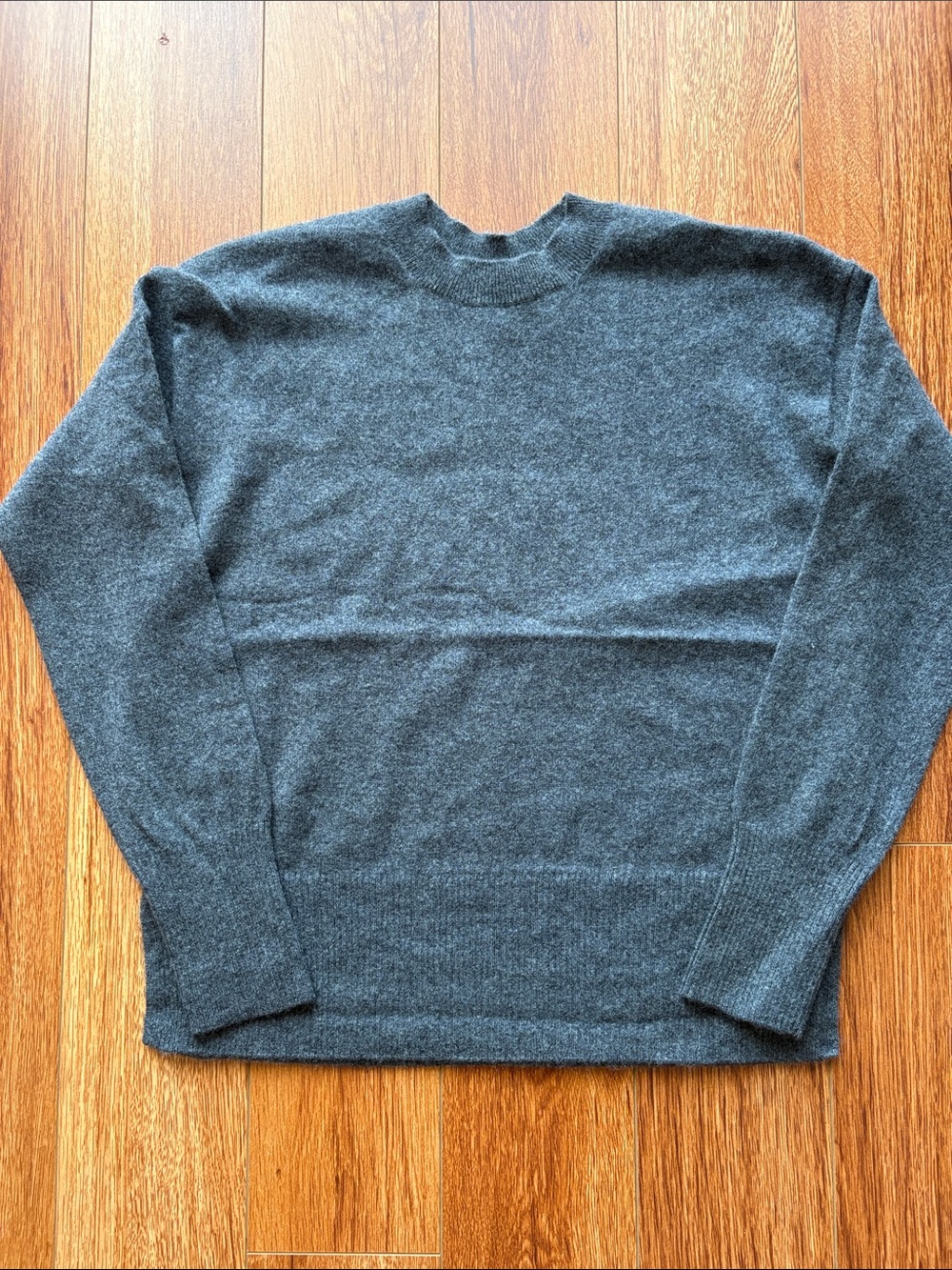 Banana Republic Merino Wool Cashmere Pullover Oversized Sweater Charcoal XS EUC